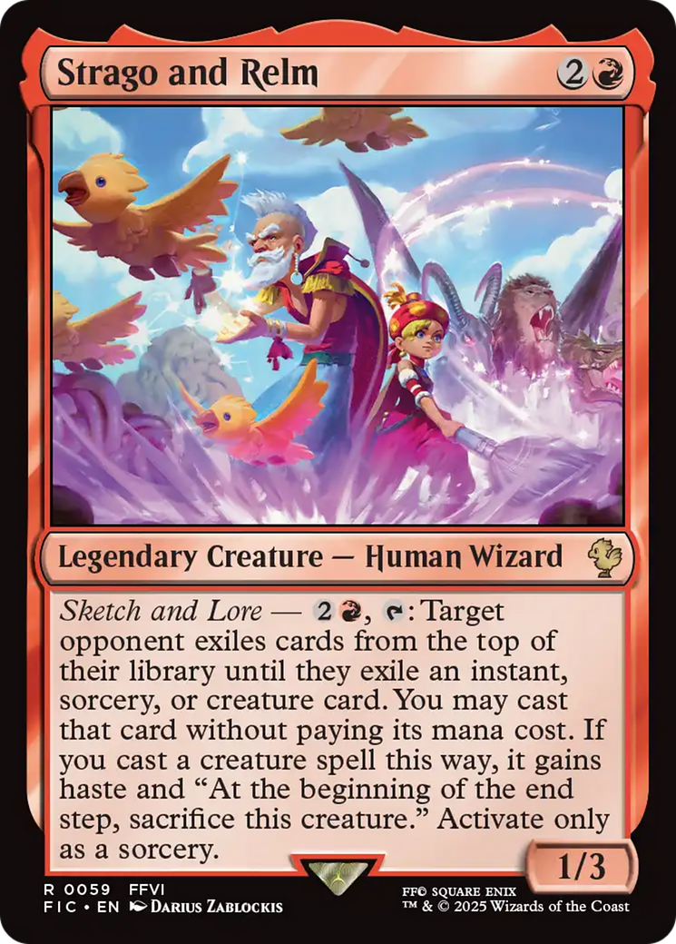 Strago and Relm [FINAL FANTASY Commander] | Anubis Games and Hobby