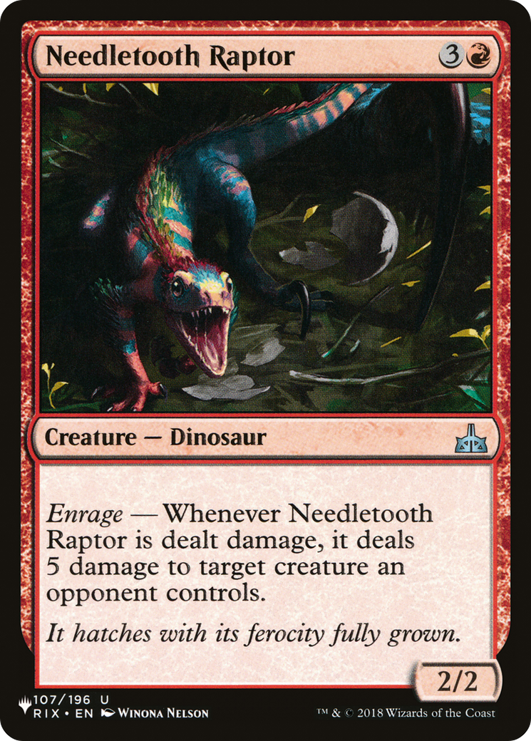 Needletooth Raptor [The List] | Anubis Games and Hobby