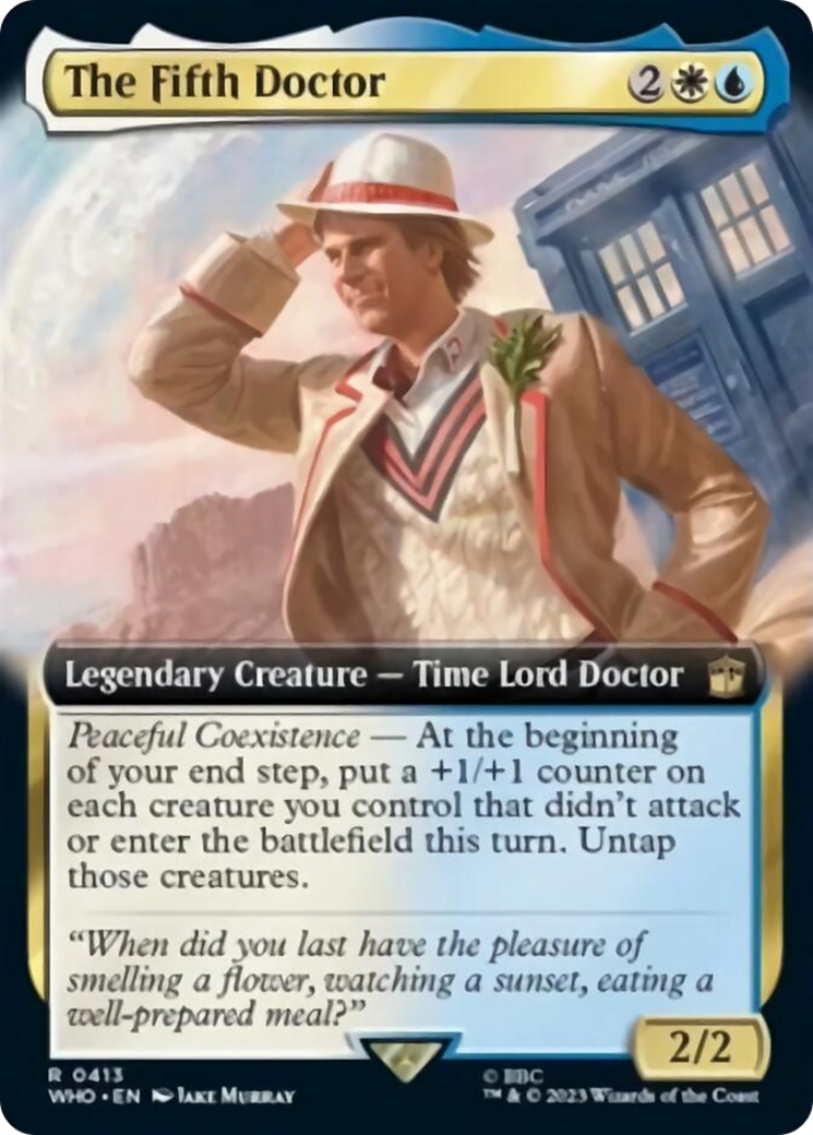 The Fifth Doctor (Extended Art) [Doctor Who] | Anubis Games and Hobby