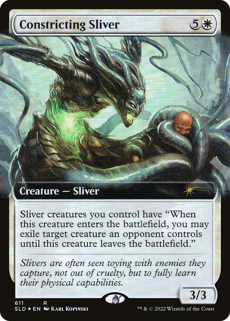 Constricting Sliver (Extended Art) [Secret Lair Drop Promos] | Anubis Games and Hobby