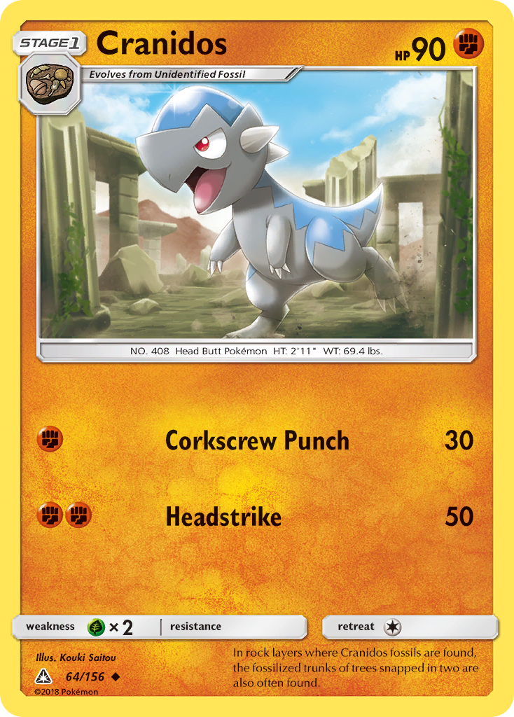 Cranidos (64/156) [Sun & Moon: Ultra Prism] | Anubis Games and Hobby