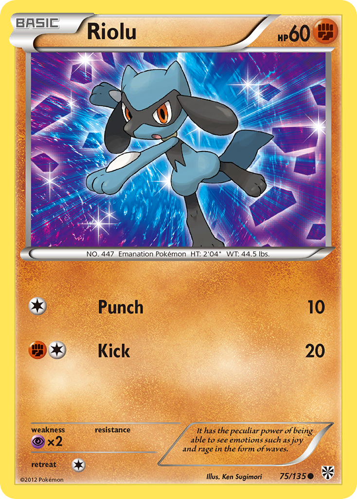 Riolu (75/135) [Black & White: Plasma Storm] | Anubis Games and Hobby