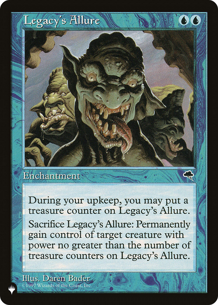 Legacy's Allure [The List Reprints] | Anubis Games and Hobby