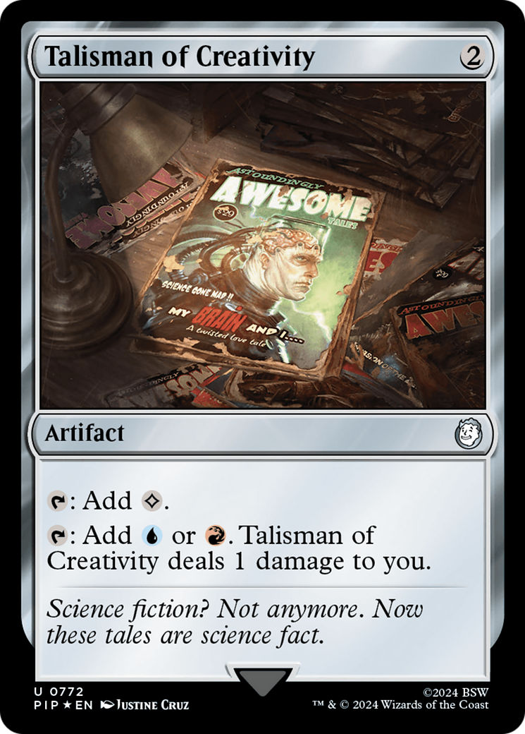 Talisman of Creativity (Surge Foil) [Fallout] | Anubis Games and Hobby