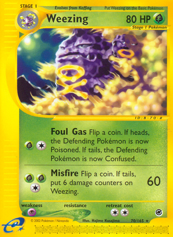 Weezing (70/165) [Expedition: Base Set] | Anubis Games and Hobby
