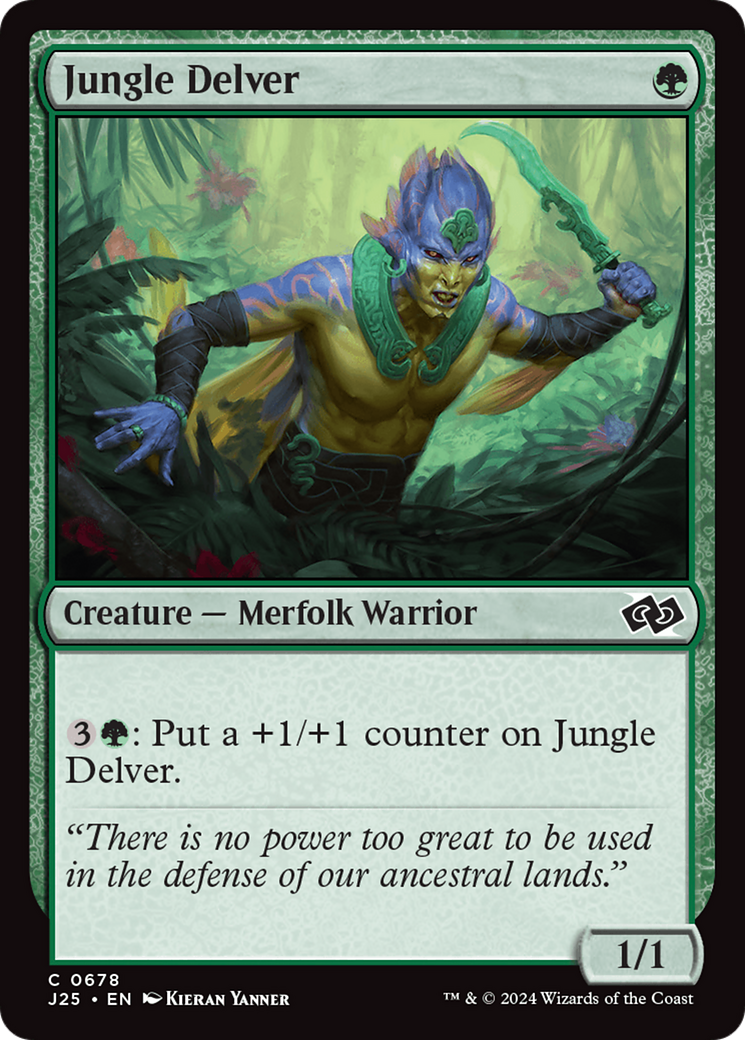 Jungle Delver [Foundations Jumpstart] | Anubis Games and Hobby