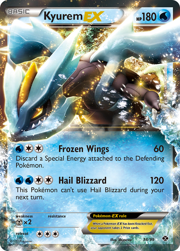 Kyurem EX (38/99) [Black & White: Next Destinies] | Anubis Games and Hobby