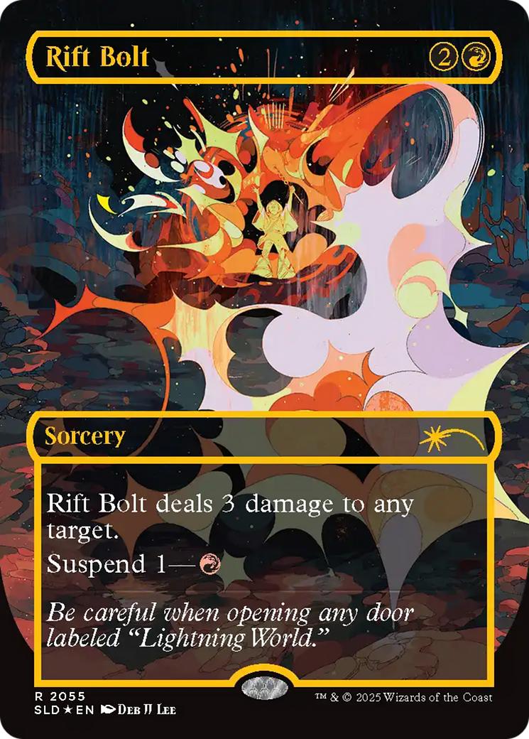 Rift Bolt (2055) (Raised Foil) [Secret Lair Drop Series] | Anubis Games and Hobby