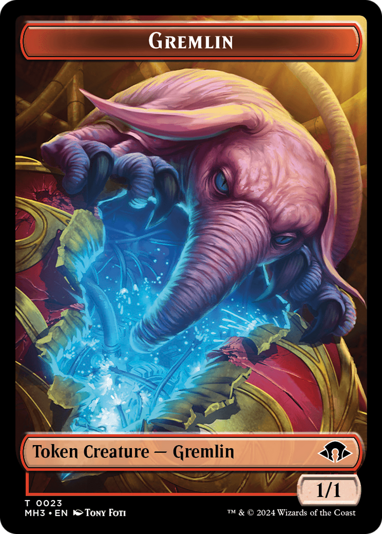 Gremlin Token [Modern Horizons 3 Tokens] | Anubis Games and Hobby