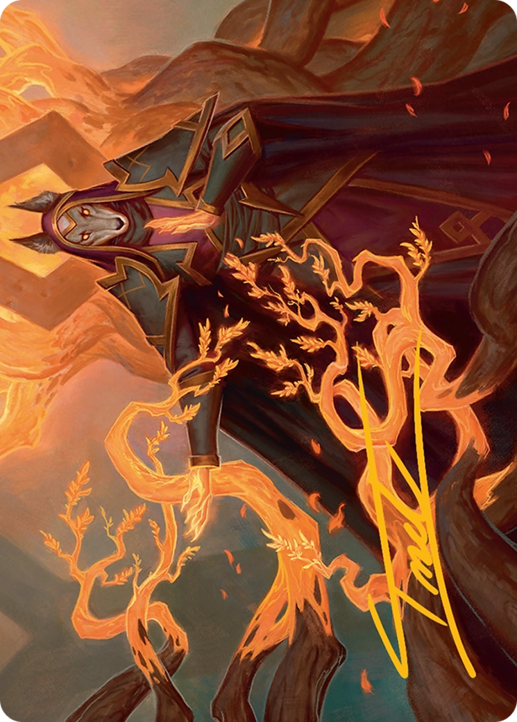 Abzan Devotee Art Card (10/54) [Tarkir: Dragonstorm Art Series] | Anubis Games and Hobby