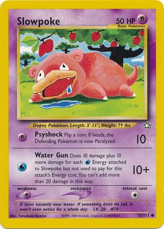 Slowpoke (73/111) [Neo Genesis Unlimited] | Anubis Games and Hobby