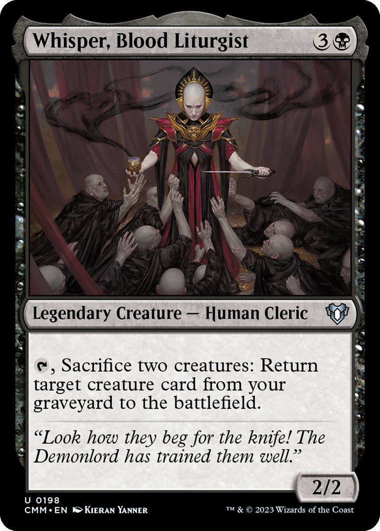 Whisper, Blood Liturgist [Commander Masters] | Anubis Games and Hobby