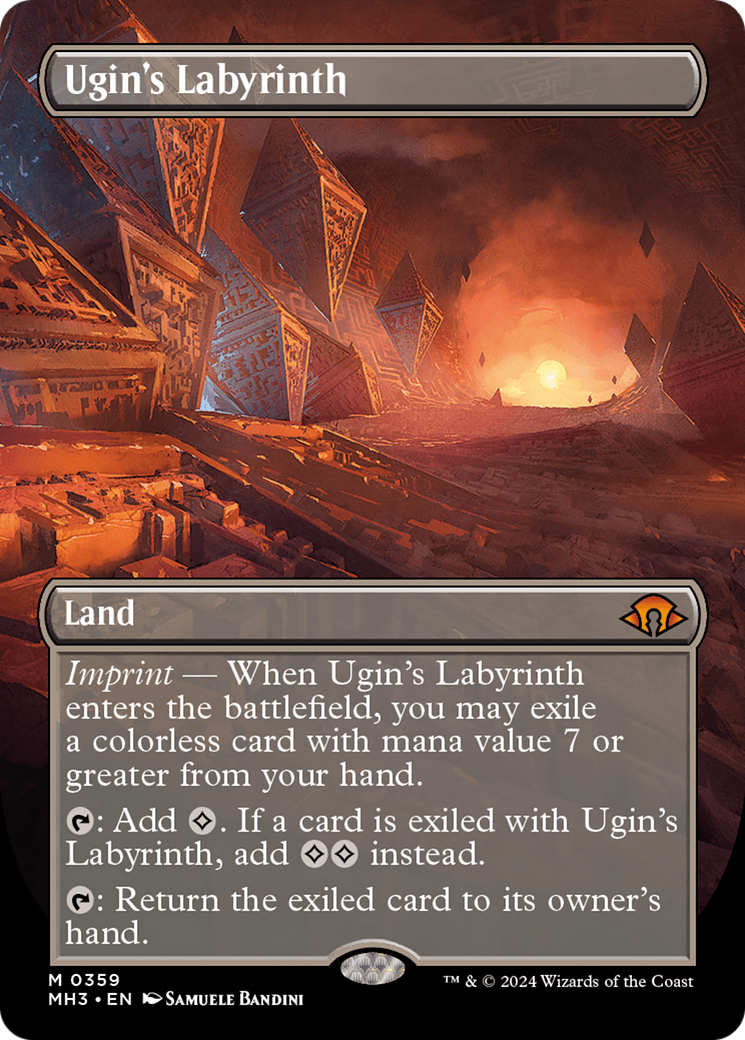 Ugin's Labyrinth (Borderless) [Modern Horizons 3] | Anubis Games and Hobby