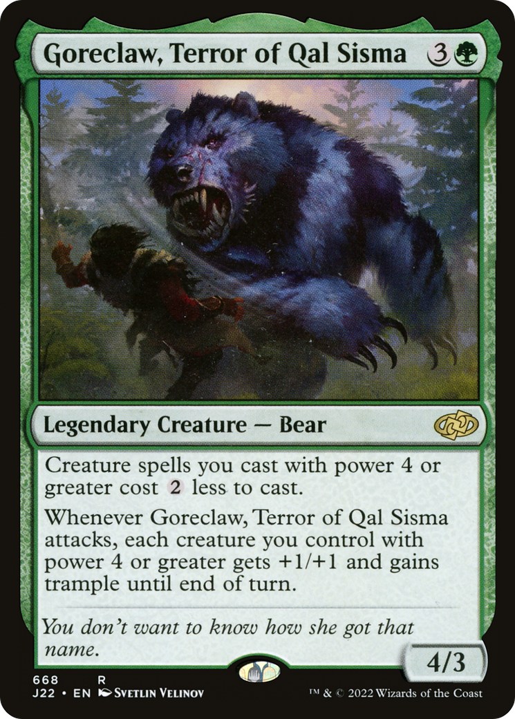Goreclaw, Terror of Qal Sisma [Jumpstart 2022] | Anubis Games and Hobby