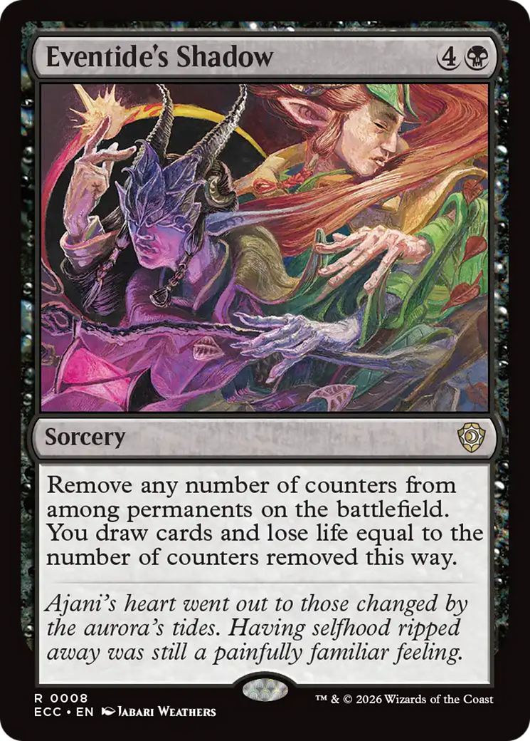 Eventide's Shadow [Lorwyn Eclipsed Commander] | Anubis Games and Hobby