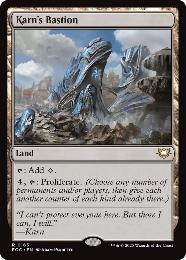 Karn's Bastion [Edge of Eternities Commander] | Anubis Games and Hobby