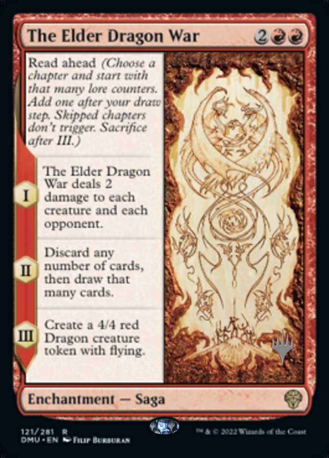 The Elder Dragon War (Promo Pack) [Dominaria United Promos] | Anubis Games and Hobby