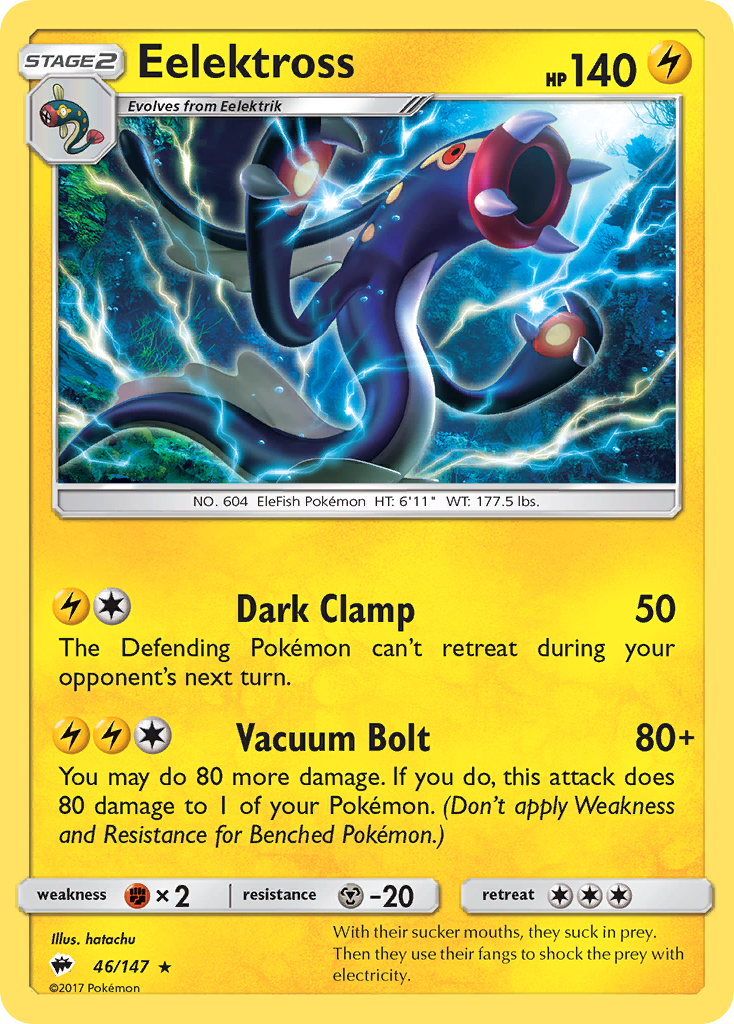 Eelektross (46/147) [Sun & Moon: Burning Shadows] | Anubis Games and Hobby