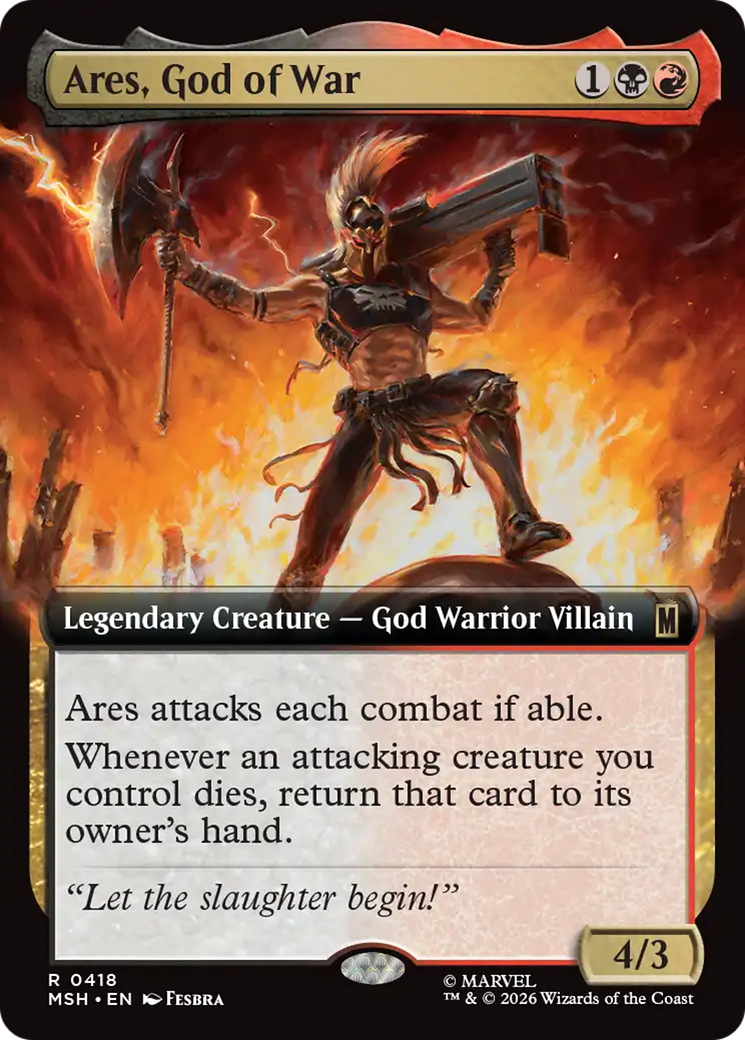 Ares, God of War (Extended Art) [Marvel Super Heroes] | Anubis Games and Hobby