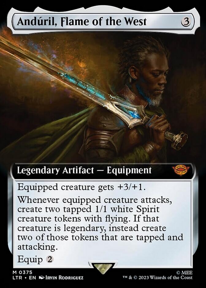 Anduril, Flame of the West (Extended Art) [The Lord of the Rings: Tales of Middle-Earth] | Anubis Games and Hobby