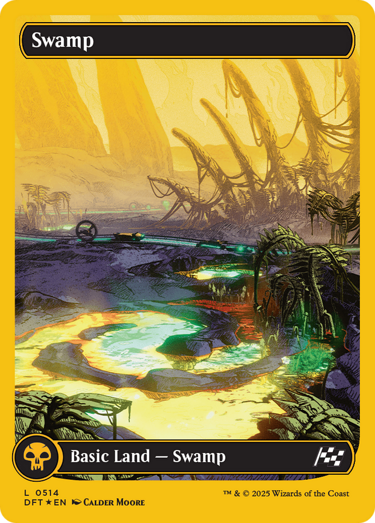 Swamp (0514) (First-Place Foil) [Aetherdrift] | Anubis Games and Hobby
