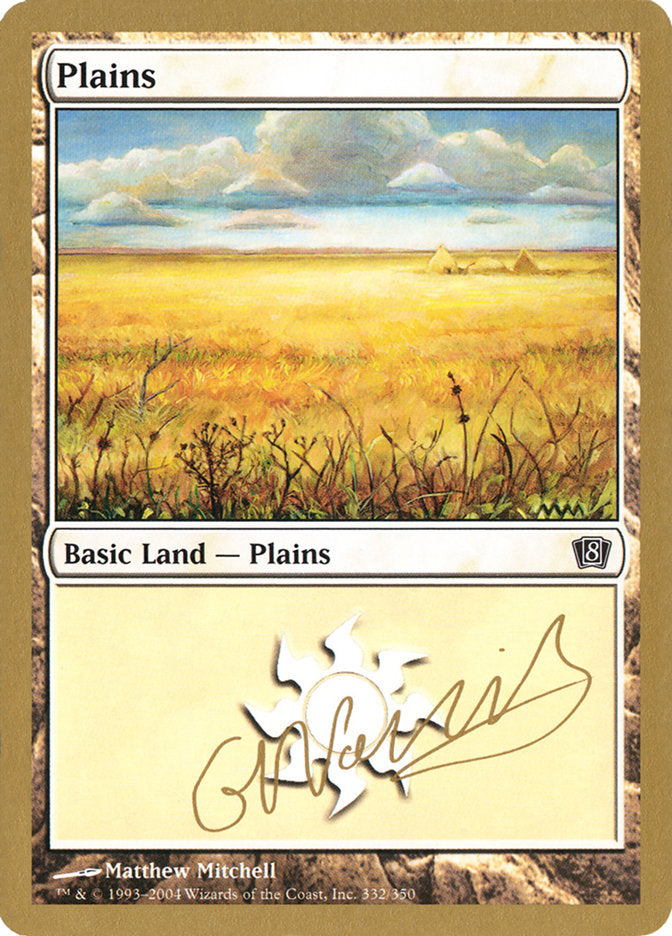 Plains (gn332) (Gabriel Nassif) [World Championship Decks 2004] | Anubis Games and Hobby