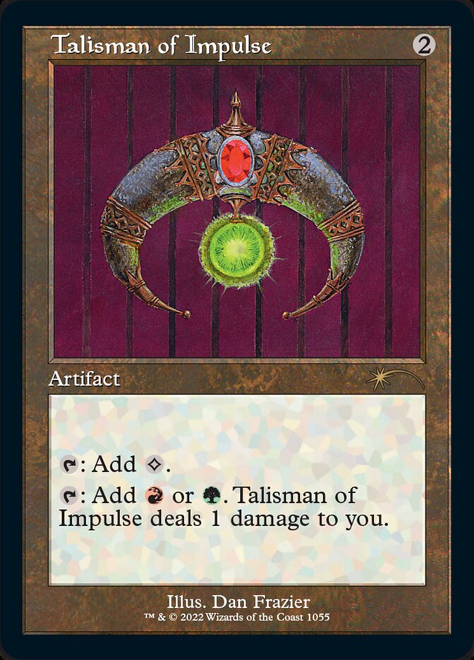 Talisman of Impulse (Foil Etched) [Secret Lair Drop Series] | Anubis Games and Hobby