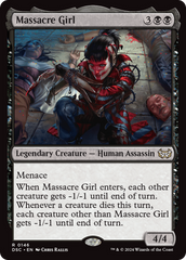 Massacre Girl [Duskmourn: House of Horror Commander] | Anubis Games and Hobby