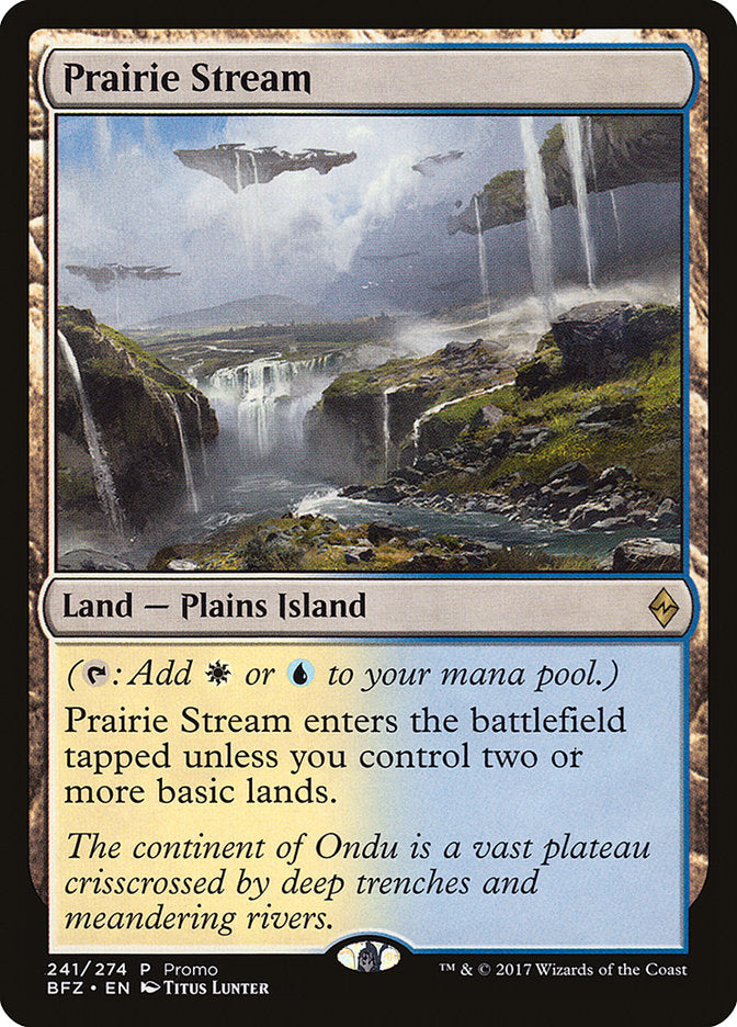 Prairie Stream (Promo) [Standard Showdown Promos] | Anubis Games and Hobby