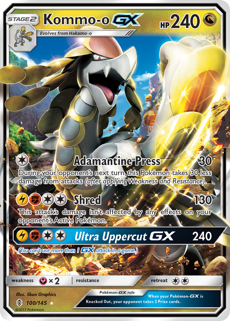 Kommo-o GX (100/145) [Sun & Moon: Guardians Rising] | Anubis Games and Hobby