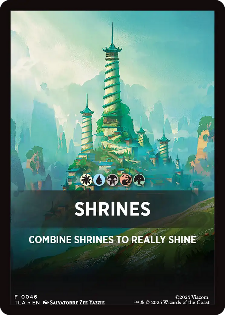 Shrines Theme Card [Avatar: The Last Airbender Tokens] | Anubis Games and Hobby