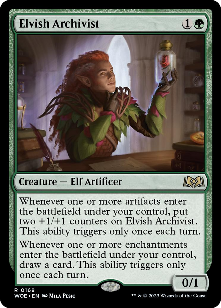 Elvish Archivist [Wilds of Eldraine] | Anubis Games and Hobby