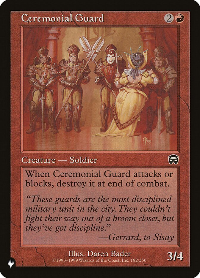 Ceremonial Guard [The List] | Anubis Games and Hobby