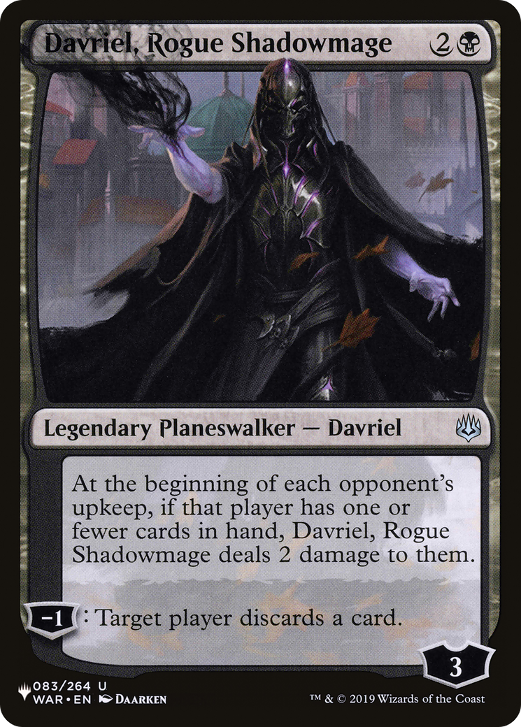 Davriel, Rogue Shadowmage [The List] | Anubis Games and Hobby
