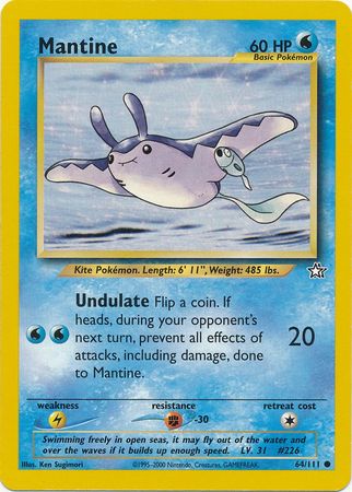Mantine (64/111) [Neo Genesis Unlimited] | Anubis Games and Hobby