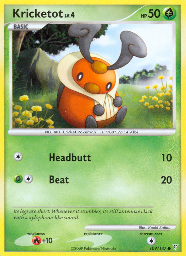 Kricketot (109/147) [Platinum: Supreme Victors] | Anubis Games and Hobby