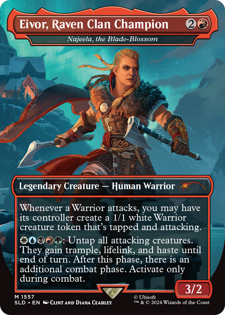 Eivor, Raven Clan Champion - Najeela, the Blade-Blossom [Secret Lair Drop Series] | Anubis Games and Hobby