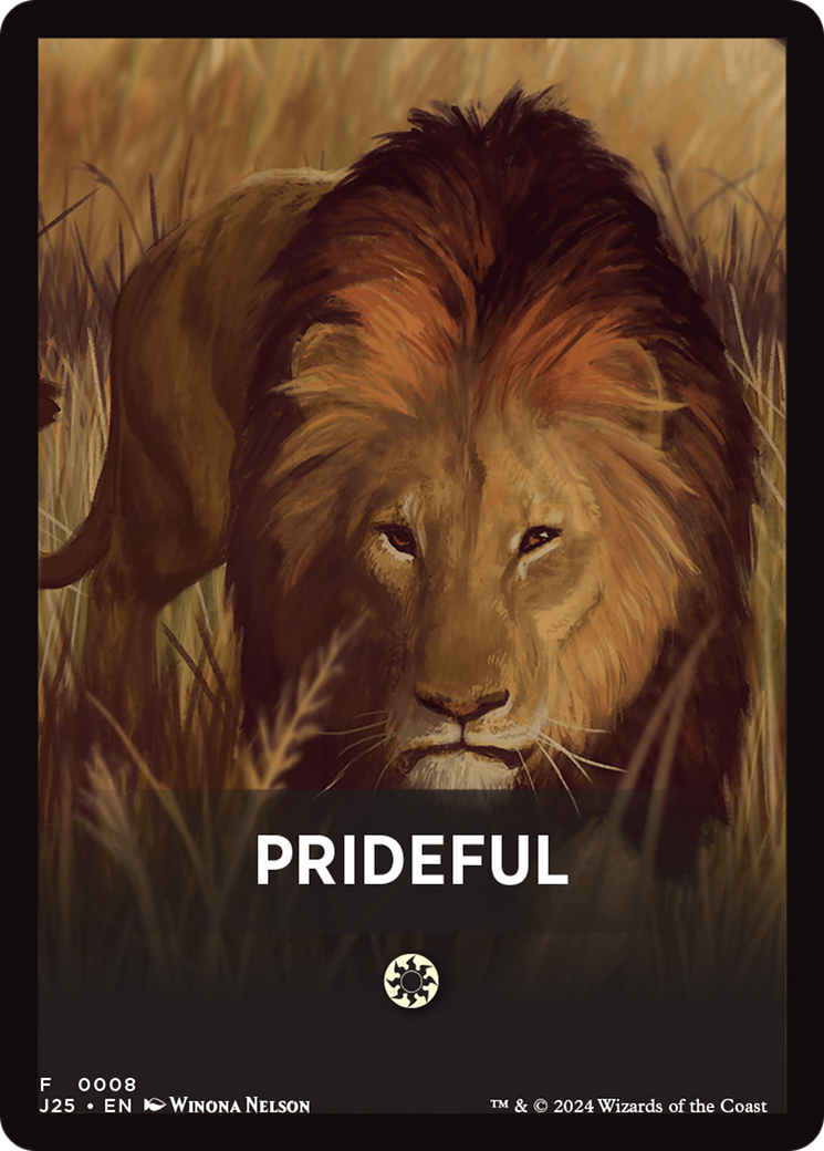 Prideful Theme Card [Foundations Jumpstart Front Cards] | Anubis Games and Hobby