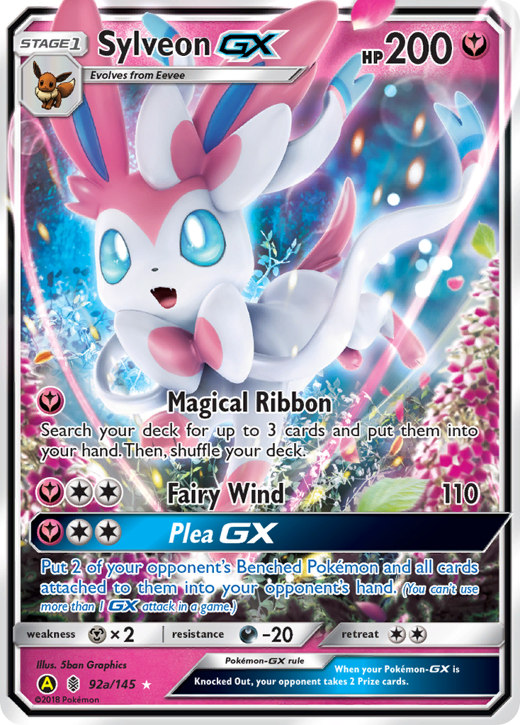 Sylveon GX (92a/145) [Alternate Art Promos] | Anubis Games and Hobby