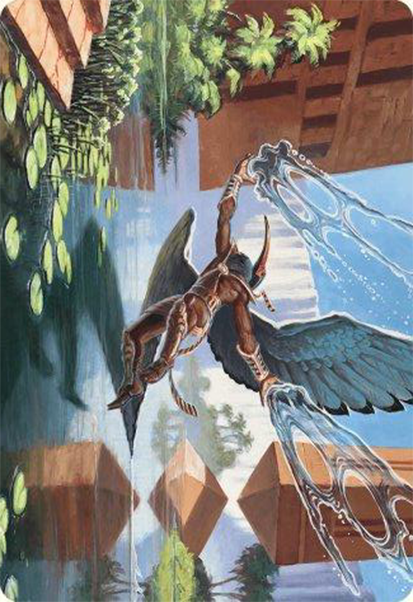 Nadu, Winged Wisdom Art Card [Modern Horizons 3 Art Series] | Anubis Games and Hobby