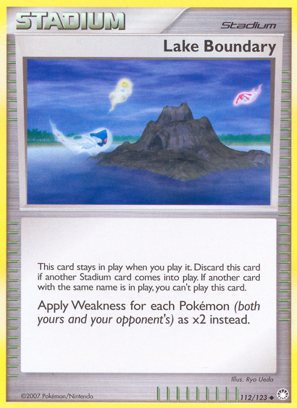 Lake Boundary (112/123) [Diamond & Pearl: Mysterious Treasures] | Anubis Games and Hobby