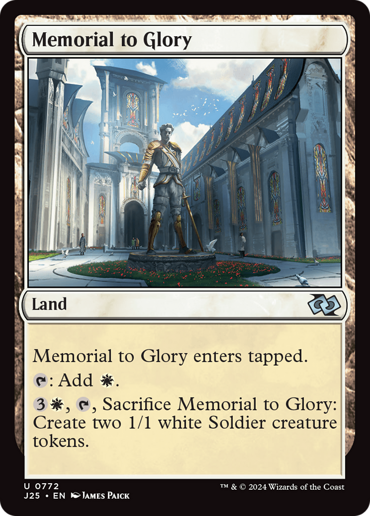 Memorial to Glory [Foundations Jumpstart] | Anubis Games and Hobby