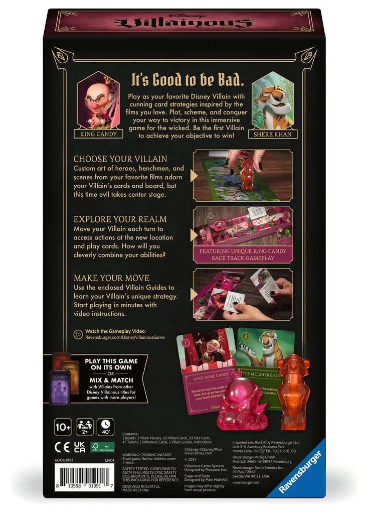 Disney Villainous: Sugar and Spite | Anubis Games and Hobby