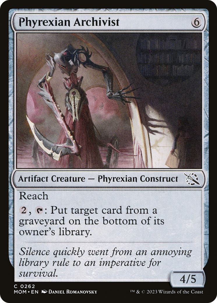 Phyrexian Archivist [March of the Machine] | Anubis Games and Hobby
