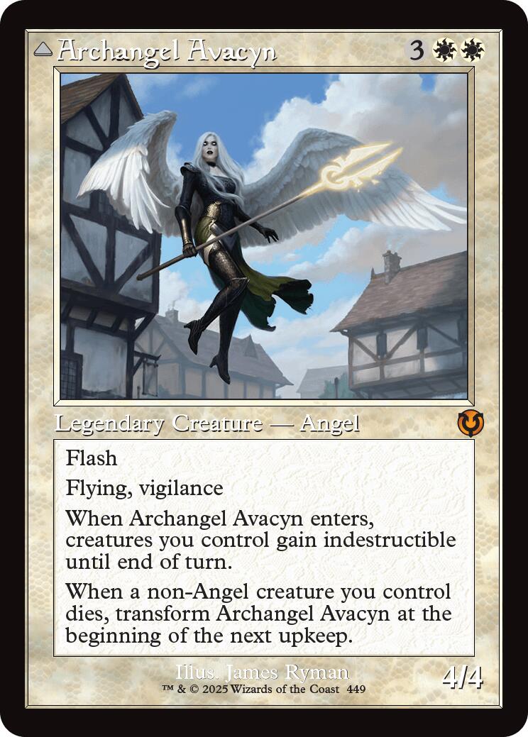 Archangel Avacyn // Avacyn, the Purifier (Retro Frame) [Innistrad Remastered] | Anubis Games and Hobby