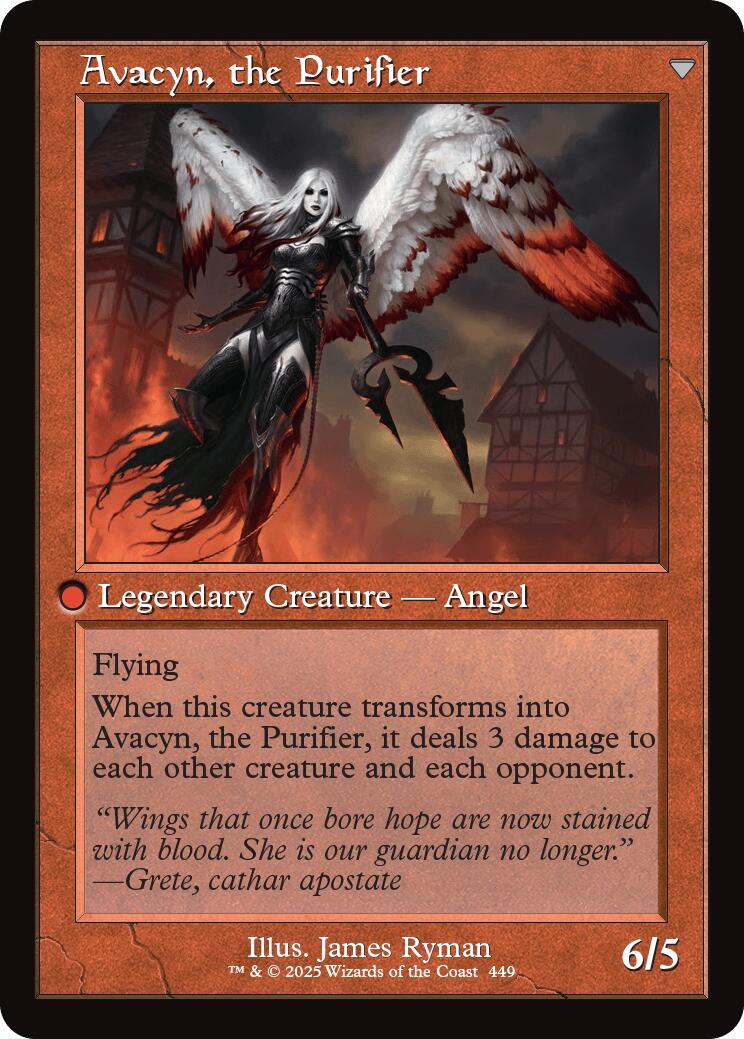 Archangel Avacyn // Avacyn, the Purifier (Retro Frame) [Innistrad Remastered] | Anubis Games and Hobby