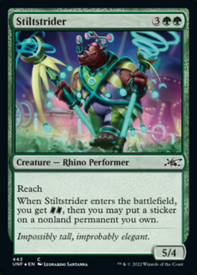 Stiltstrider (Galaxy Foil) [Unfinity] | Anubis Games and Hobby