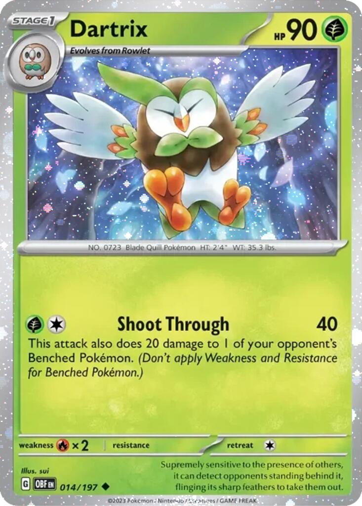 Dartrix (014/197) (Cosmos Holo) [Miscellaneous Cards] | Anubis Games and Hobby