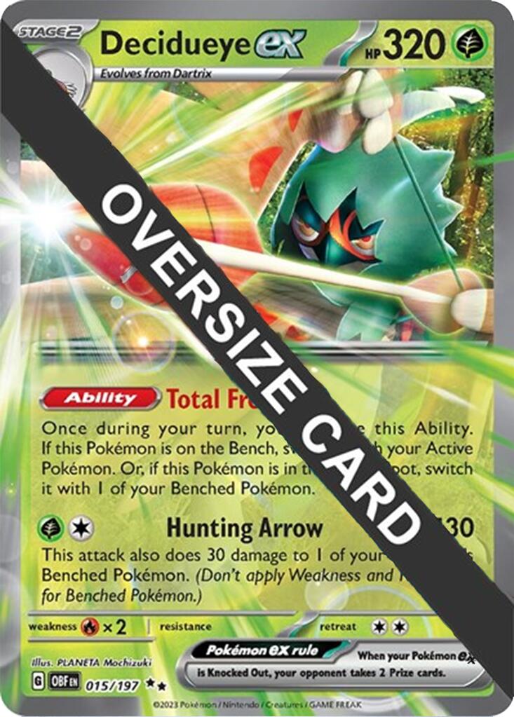 Decidueye ex (015/197) (Jumbo Card) [Miscellaneous Cards] | Anubis Games and Hobby