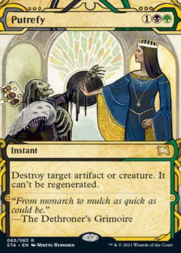 Putrefy (Foil Etched) [Strixhaven: Mystical Archive] | Anubis Games and Hobby